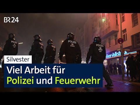 Silvester: Viel Arbeit für Polizei und Feuerwehr | BR24