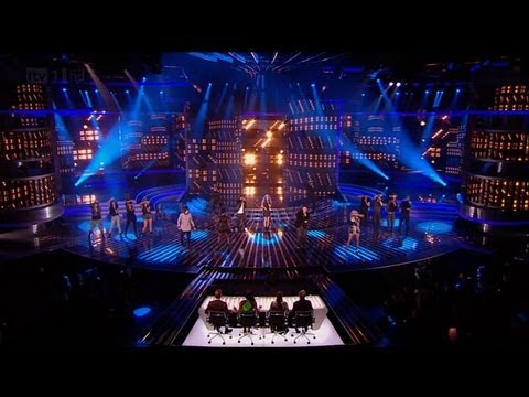 Finalists' group song Cee Lovely - The X Factor 2011 Live Results Show 4 - itv.com/xfactor
