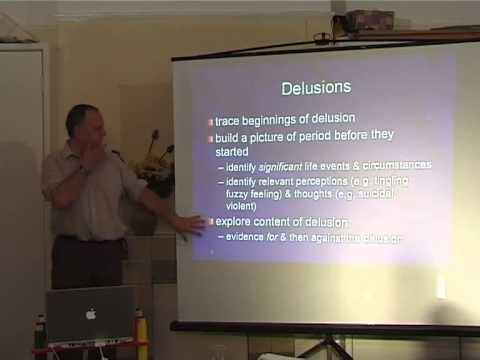 Cognitive therapy for psychosis - delusions