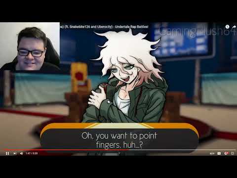 GamingPlush64 Sans vs Nagito Komaeda RAP REACTION!!