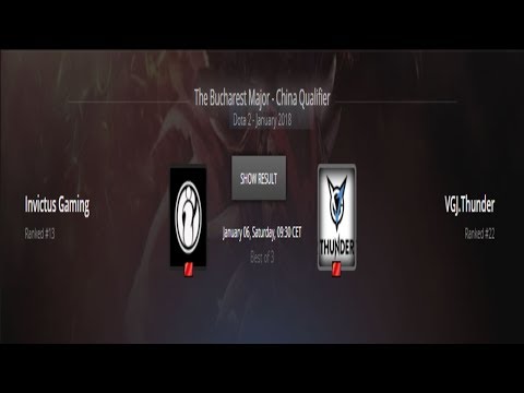 Dota 2 Live🔴[ENG] Invictus Gaming Vs. VGJ.Thunder | THE BUCHAREST MAJOR