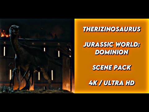 Jurassic World Dominion | Therizinosaurus Scene Pack (4K ULTRA HD) | MaxPlayz🔥
