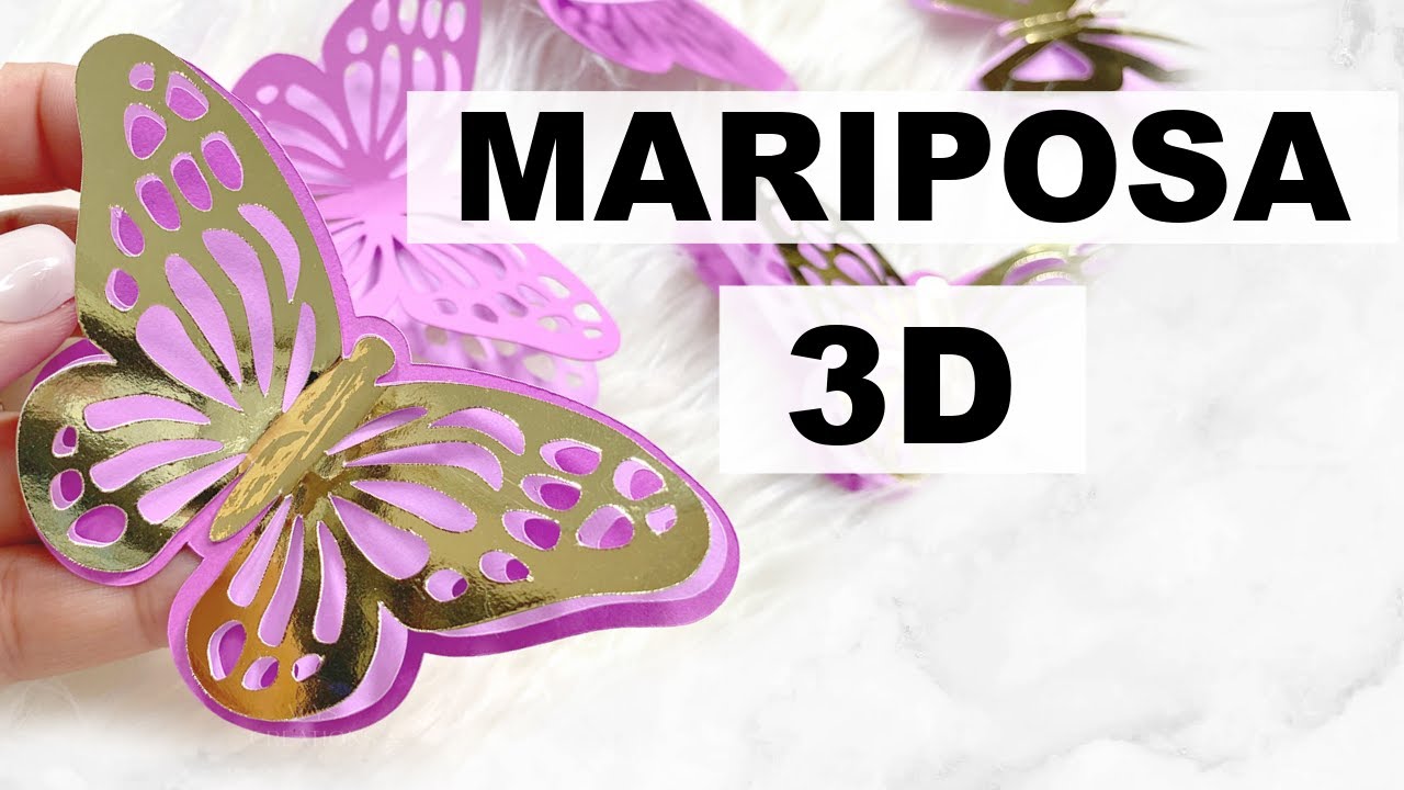 Moldes De Mariposas 3d Para Imprimir