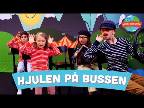 Hjulen på bussen - Barnmusik och barnsånger med Minikompisarna