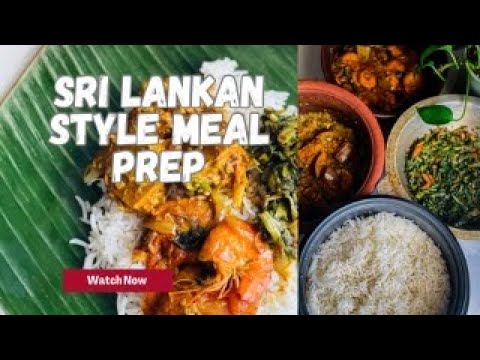 Sri Lankan Style Meal Prep in Canada #srilankanfood #lunchtime #riceandcurry #mealprep #food #foryou