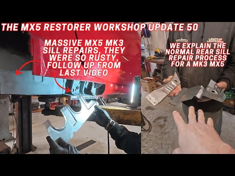 Severe MK3 MX-5 Rear Sill Rust Repairs | Structural Welding & Repair Panels