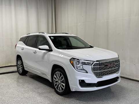 2024 GMC Terrain AWD Denali in White for sale at Park Mazda in Sherwood Park, AB