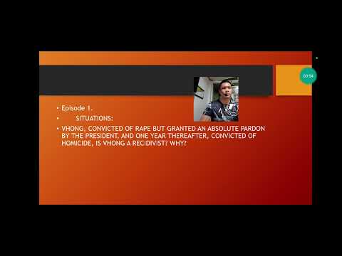 Recidivist Offender  (criminal law)