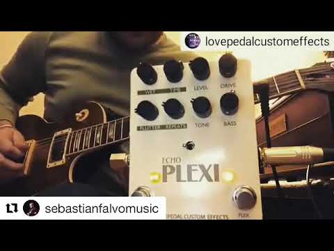 BROKEN NOT WORKING Lovepedal Echoplexi Echo Distortion Delay Plexi FOR PARTS image 9