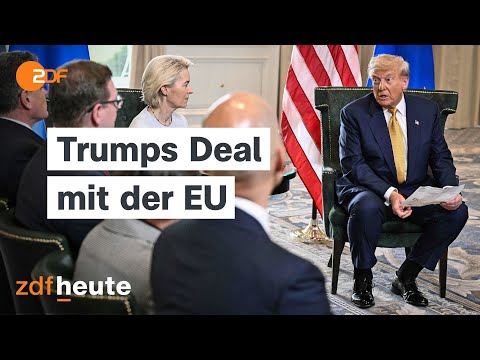 Zoll-Deal mit den USA: Fluch oder Segen für Europa? | ZDF Mittagsmagazin