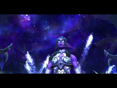 Die Winterkönigin übergibt Tyrande Wisperwind ein Geschenk - World of Warcraft Patch 9.2.5 Cutscene