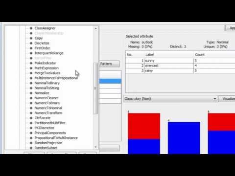 Data Mining with Weka (1.5: Using a filter )