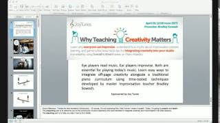 Why Teaching Creativity Matters