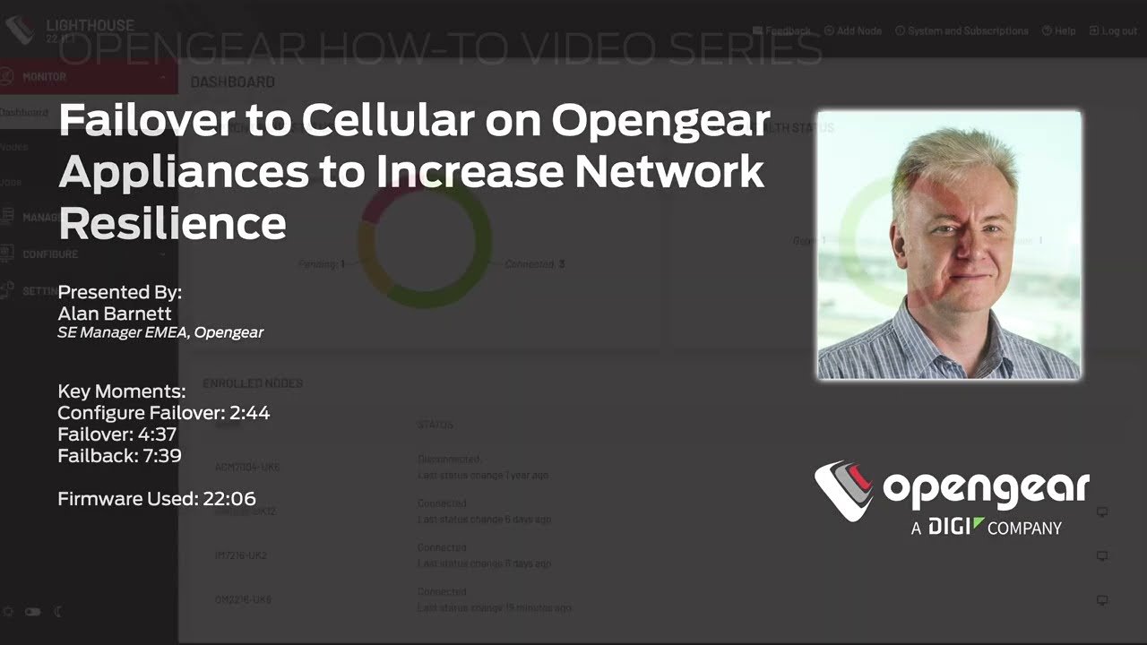 Failover to Cellular on Opengear Appliances to Increase Network Resilience