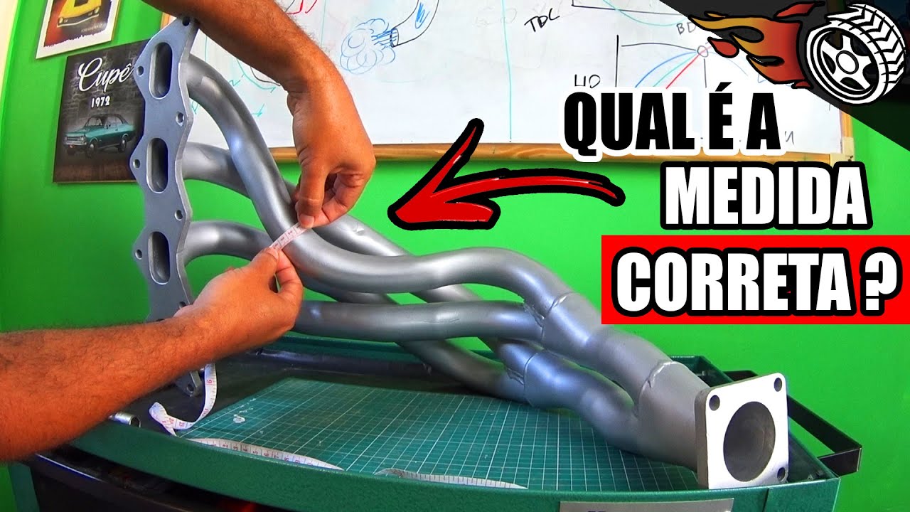 Dimensionamento de COLETOR ESCAPE DIMENSIONADO - Escapamento 4x1 ou 4x2x1 - Método Bell