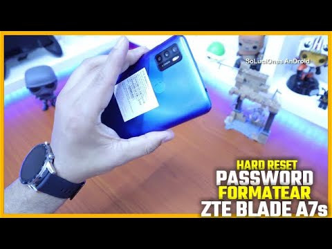 Hard Reset,Como quitar código de Patrón o Contraseña ZTE BLADE A7s