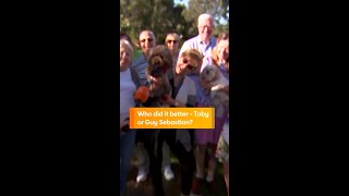 Guy Sebastian Has a 'Wave Off' with a Dog