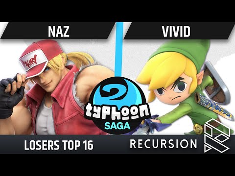 Typhoon Saga - Naz (Terry) Vs. Vivid (Toon Link) - Losers Top 16