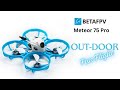Квадрокоптер BetaFPV Meteor75 Pro ELRS – FPV-дрон з камерою, БК мотори, 2 АКБ в комлекті, 12 (6+6) хвилин, 32 грами