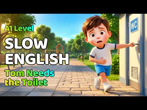 Tom Needs the Toilet | English Listening Practice for Beginners (A1 - A2 Level)