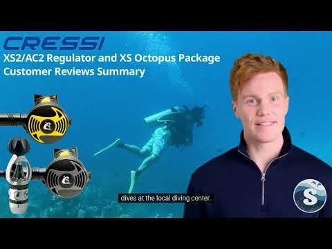 Video Review of the Cressi XS2/AC2 Regulator And XS Octopus Package~ With Regualtor Bag