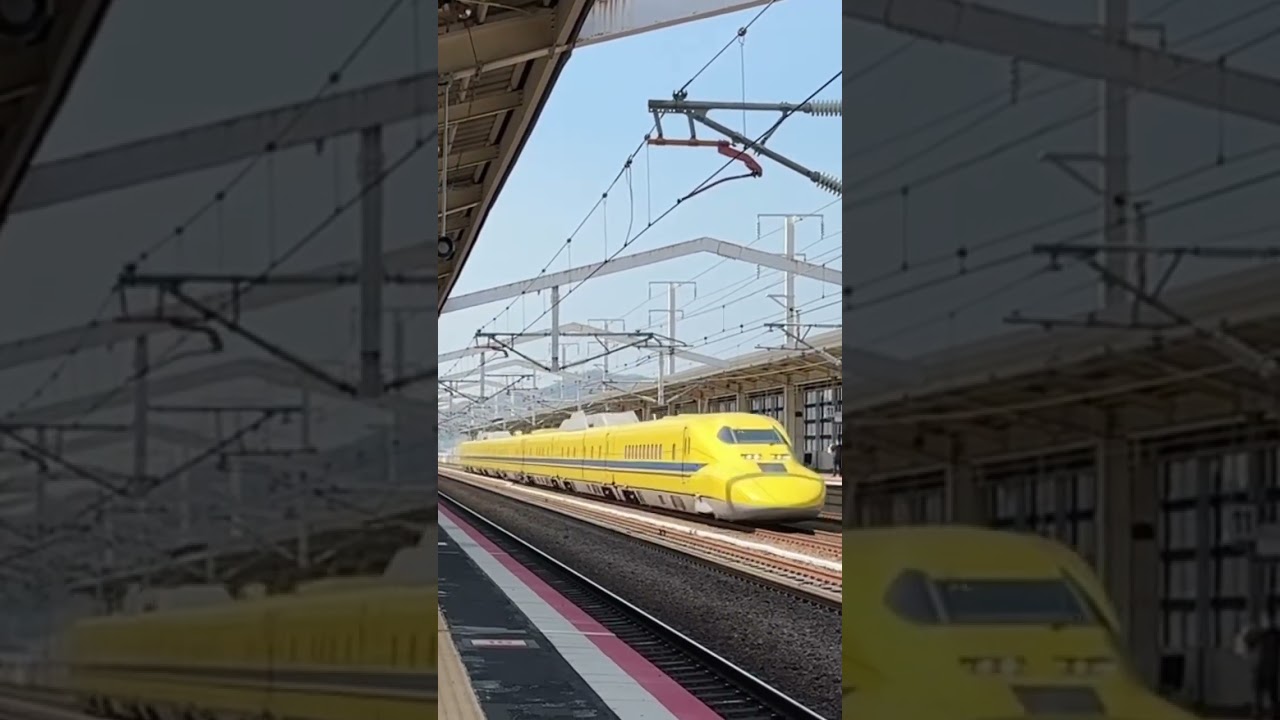 のぞみ検測 姫路駅にて  #ドクターイエロー #のぞみ検測 #姫路駅 #新幹線