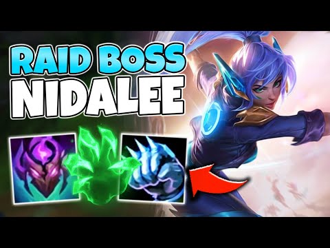 NEVER LOSE TOP LANE WITH TANK NIDALEE! INFINITE SUSTAIN + GOOD RANGE - League of Legends
