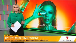 Kylie Minogue's Padam Padam Reaches Gold Status in the UK (Sunrise 2024)