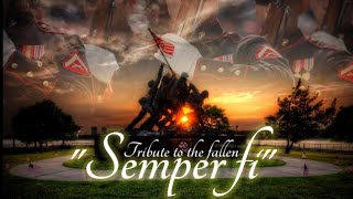 Tribute to the Marines.The few. The proud. &amp; the fallen. Song by Artist: Trace Adkins (Semper Fi)