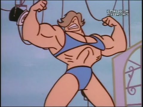 Female Muscle clip 195 - Johnny Bravo