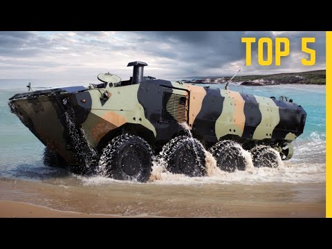 TOP 5 Most Advanced Amphibious Vehicles - TOP 5 Best Amphibious Fighting Vehicles