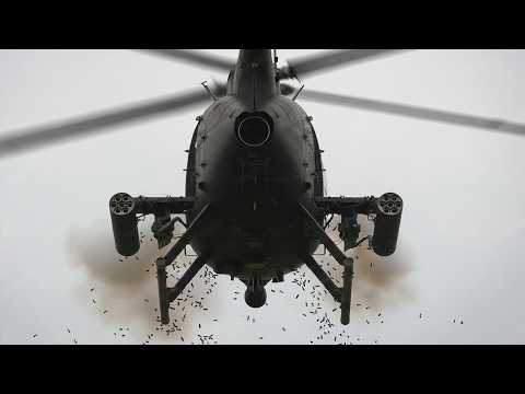 AH-6 Little Bird Unleashes Devastating Minigun Firepower