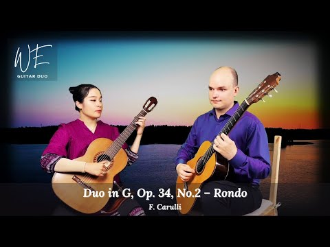 [WE Guitar Duo] F. Carulli – Duo in G, Op. 34, No. 2, Rondo - Classical Guitar Music