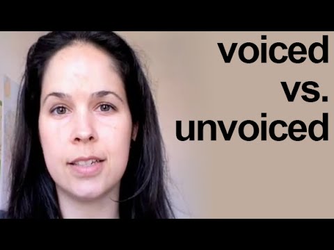 Unvoiced vs. Voiced: American English Pronunciation