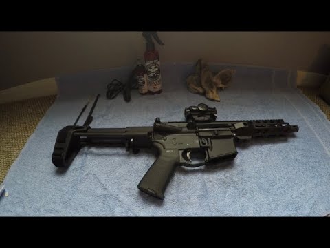How To Clean/Disassemble A ar-15 Pistol Or ar-15 Platform