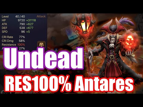 Finally the best antares for turn2 debut, All he needs is not to be knocked down【Summoners War RTA】
