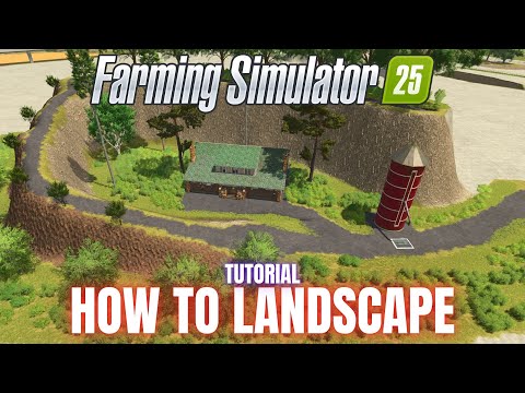 USING THE LANDSCAPE TOOL - Farming Simulator 25