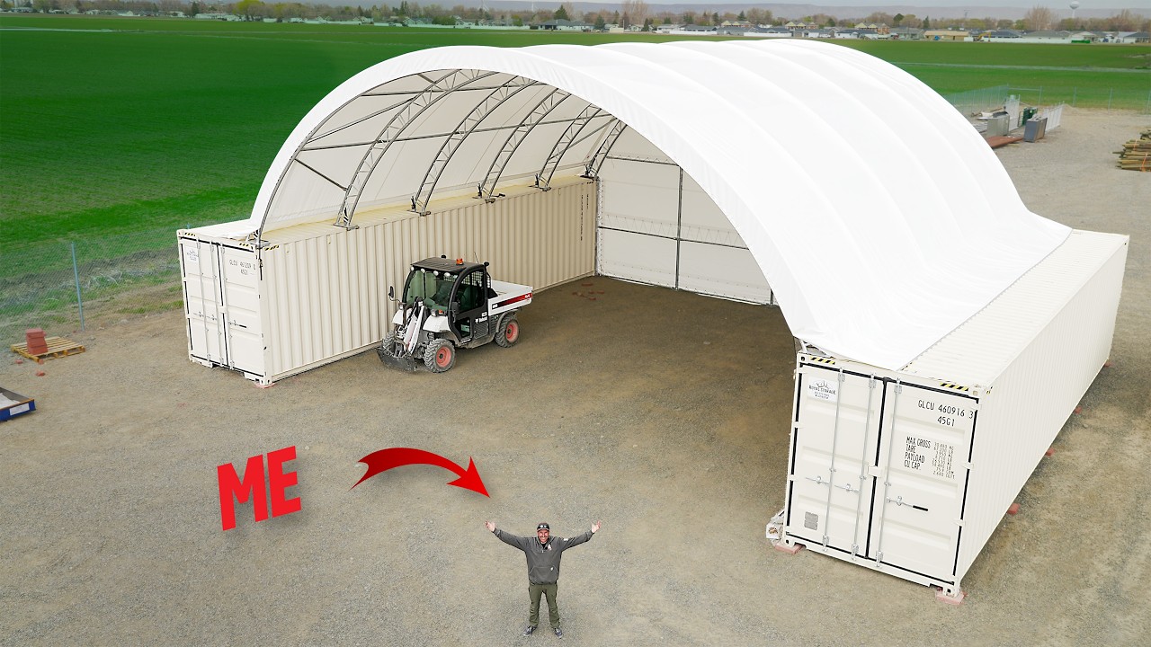 This Massive Container Canopy Was (Almost) Easy To Build