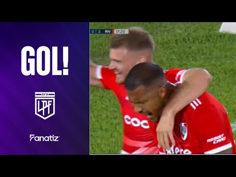 GOL de Salomón Rondón | Huracán 0-2 River | LPF #TorneoBinance Fecha 10