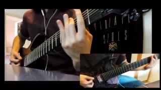 Analepsy--Vermin Devourer guitar cover (2017 new album)(with tabs)(Agile Interceptor Pro 727)