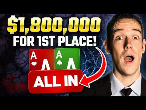 Will I Win $1,800,000? | $2,650 Buy-In ACR Venom Online Poker Tournament