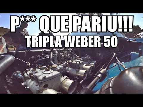 Opala TRIPLA WEBER 50! - Encontro de Opalas e Caravans Goiânia 2018