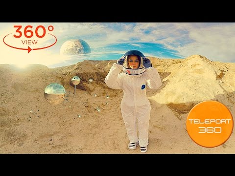 360 VR Video | Katerina on Mars. The first contact with the Martians. 360 video VR space experience.