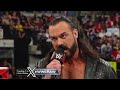 Drew McIntyre says "Burger after burger after burger" for almost an hour