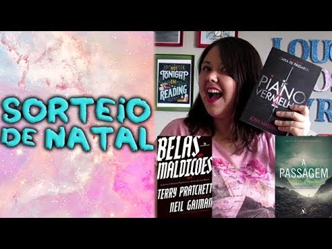SORTEIO de NATAL!! {Piano Vermelho, A passagem, Belas Maldições} | 2017