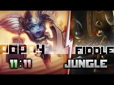 5.4 Nightblue3 as Poppy vs Fiddlesticks in the Jungle!