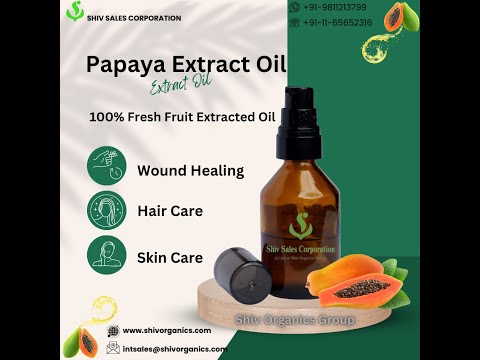 Papaya oil extract