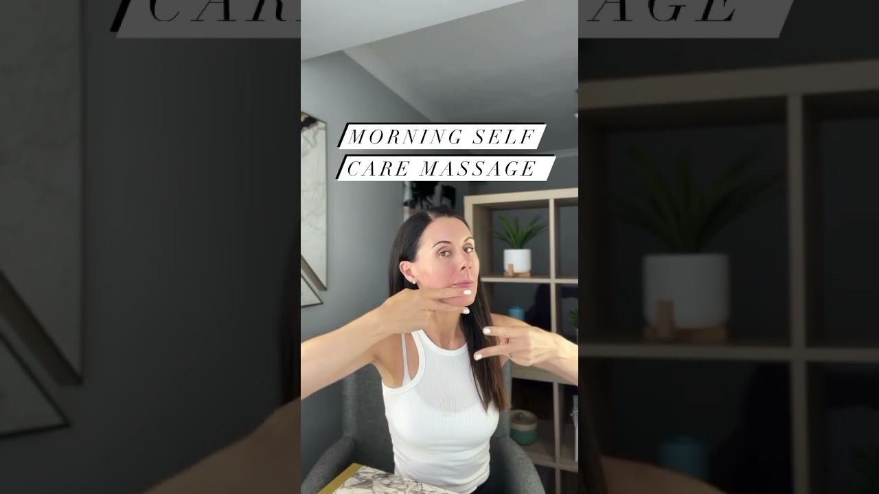 Morning Self Care Massage #faceyogaexpert #faceyoga #morning #selfcare