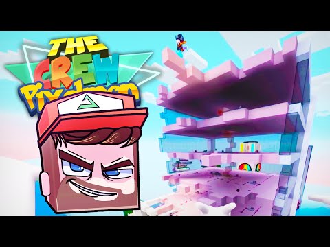 We Blew Up Jeb's Tower! - The Crew Pixelmon SMP Episode 44 (Minecraft Pokemon Mod!)