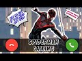 Fake Call Black Spiderman | Funny Phone Call Miles Morales